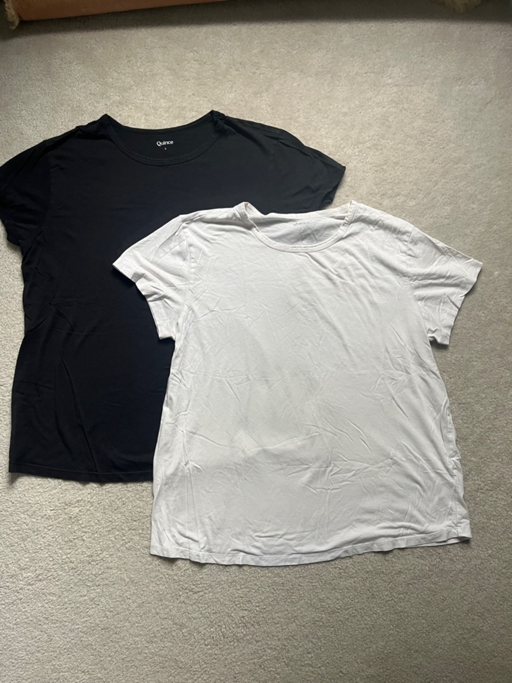 QUINCE size large maternity shirts